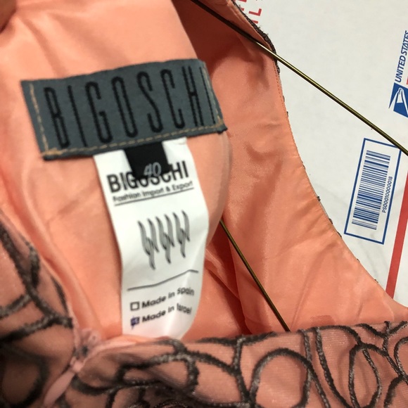 Bigoschi Designer Evening Party Dress Women’s 40 - Picture 6 of 6